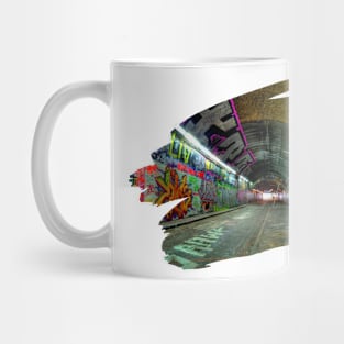 Graffiti Tunnel Splash Art Print 1 Mug